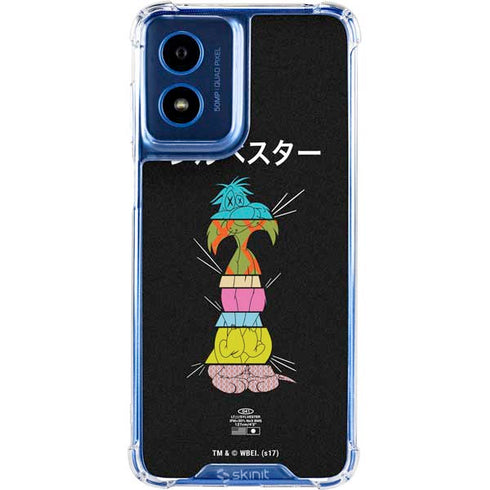 Looney Tunes Sylvester the Cat Sliced Juxtapose Moto G 5G (2024) Clear Case
